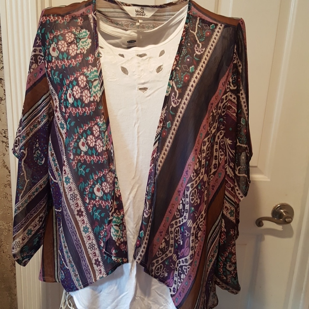 Purple kimono